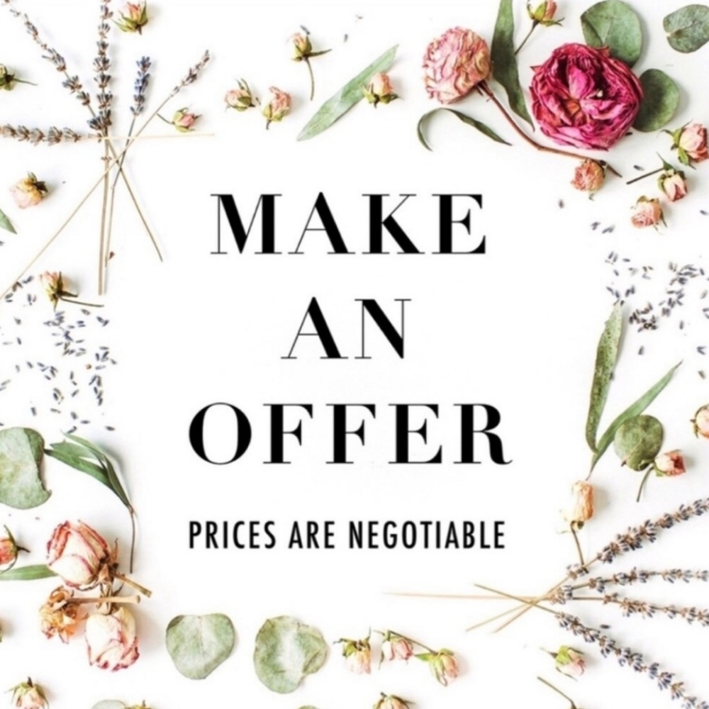 Listed prices are negotiable